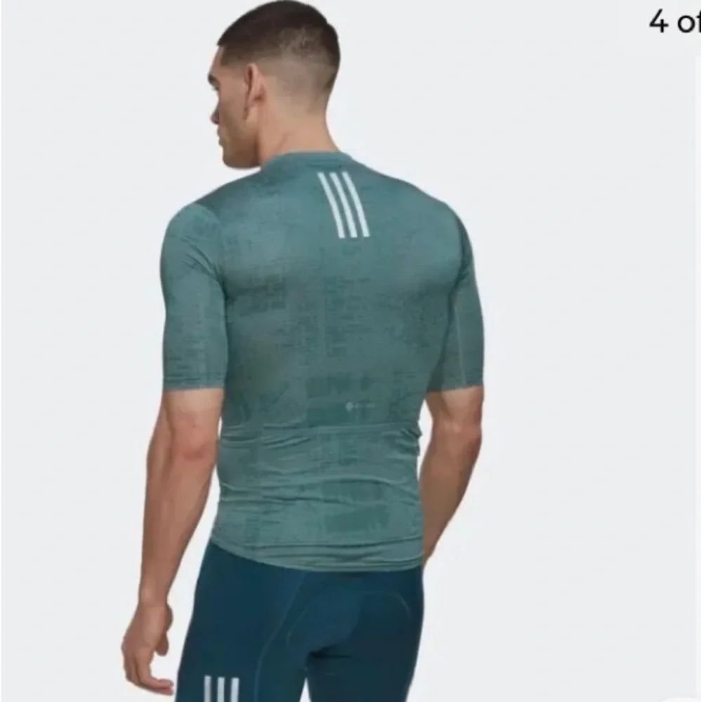 Adidas Cycling Jersey PARLEY Tech breathable Size m - Picture 4 of 14